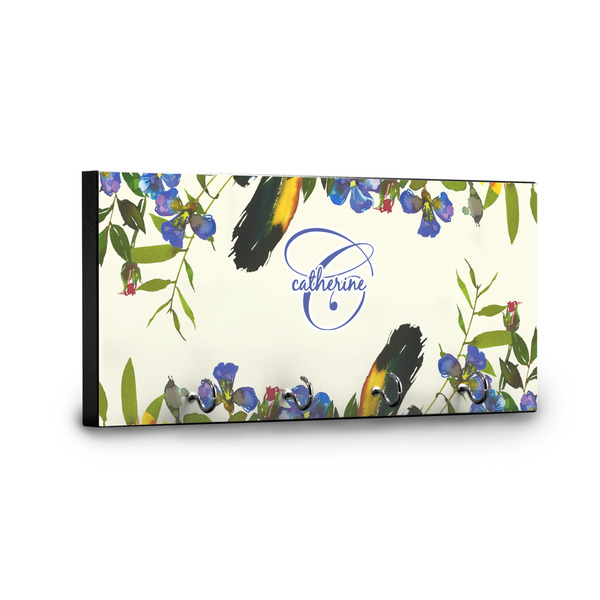 Sunflowers Key Hanger - Front View with Hooks