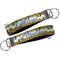 Sunflowers Key-chain - Metal and Nylon - Front and Back