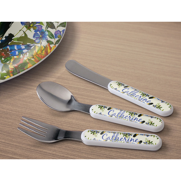 Sunflowers Kids Flatware w/ Plate