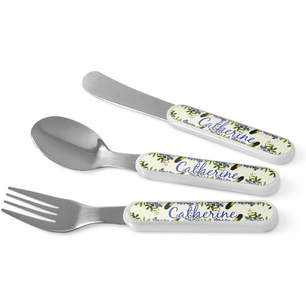 Custom Sunflowers Kid's Flatware (Personalized)