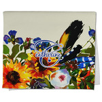 Sunflowers Kitchen Towel - Poly Cotton w/ Name and Initial