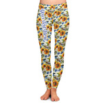 Sunflowers Ladies Leggings - Extra Small (Personalized)