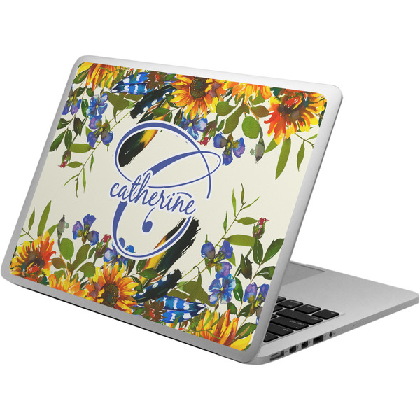 Custom Sunflowers Laptop Skin - Custom Sized (Personalized)