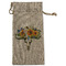 Sunflowers Large Burlap Gift Bags - Front