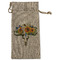 Sunflowers Large Burlap Gift Bag - Front (Personalized)
