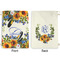 Sunflowers Large Laundry Bag - Front & Back View