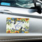 Sunflowers Large Rectangle Car Magnets- In Context