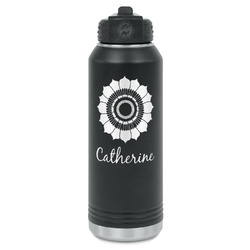 Sunflowers Water Bottles - Laser Engraved - Front & Back (Personalized)