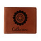 Sunflowers Leatherette Bifold Wallet (Personalized)