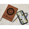 Sunflowers Leather Sketchbook - Large - Double Sided - In Context