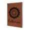 Sunflowers Leather Sketchbook - Small - Double Sided (Personalized)