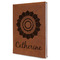 Sunflowers Leatherette Journal - Large - Single Sided (Personalized)