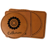 Sunflowers Faux Leather Iron On Patch (Personalized)