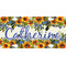 Sunflowers Front License Plate (Personalized)