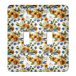 Sunflowers Light Switch Cover (2 Toggle Plate)