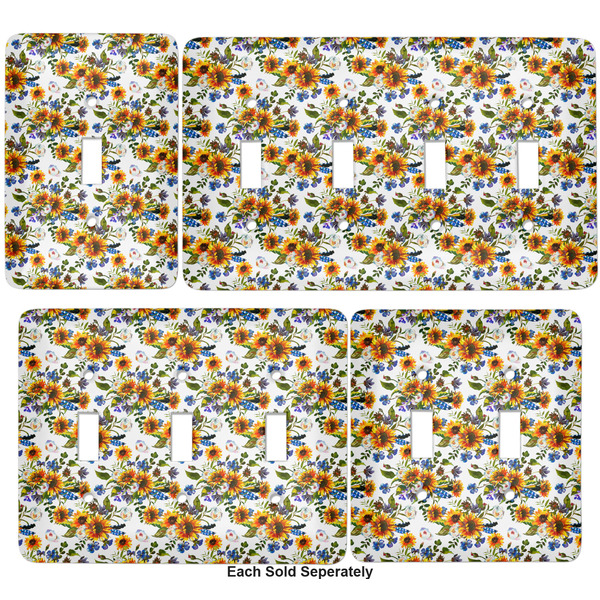 Sunflowers Light Switch Covers all sizes
