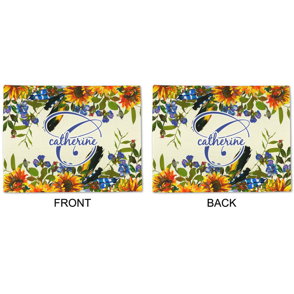 Sunflowers Linen Placemat - APPROVAL (double sided)
