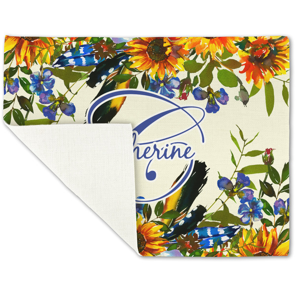 Sunflowers Linen Placemat - Folded Corner (single side)