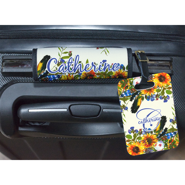 Sunflowers Luggage Wrap & Tag
