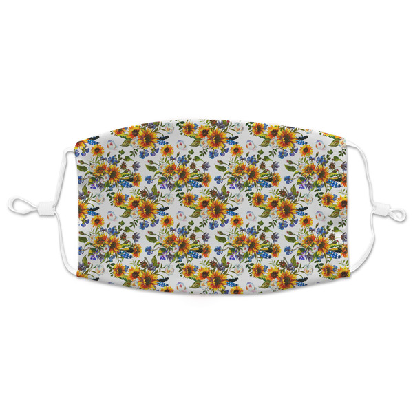 Custom Sunflowers Adult Cloth Face Mask - XLarge