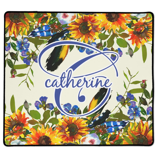 Custom Sunflowers XL Gaming Mouse Pad - 18" x 16" (Personalized)