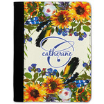 Sunflowers Notebook Padfolio - Medium w/ Name and Initial