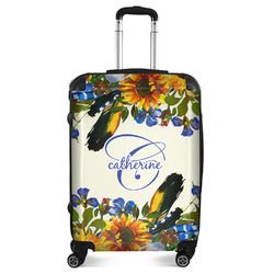 Sunflowers Suitcase - 24" Medium - Checked (Personalized)