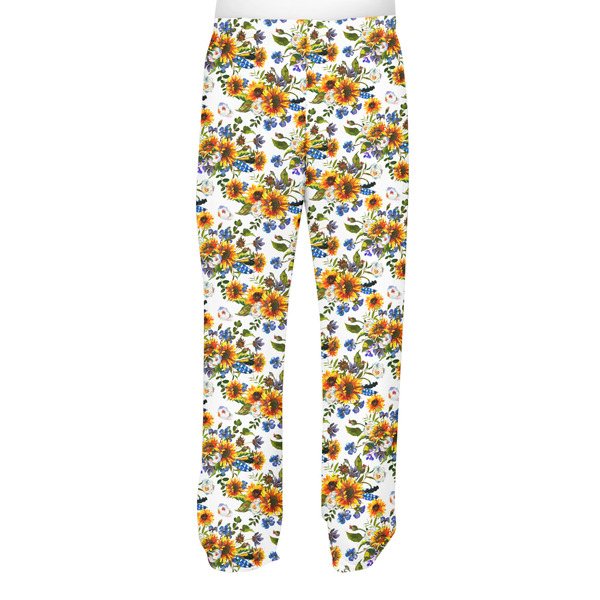 Sunflowers Men's Pjs Back - on model