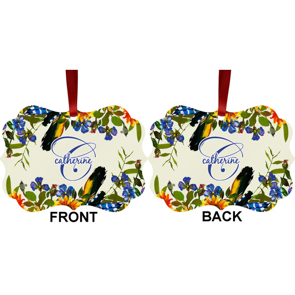 Sunflowers Metal Benilux Ornament - Front and Back (APPROVAL)