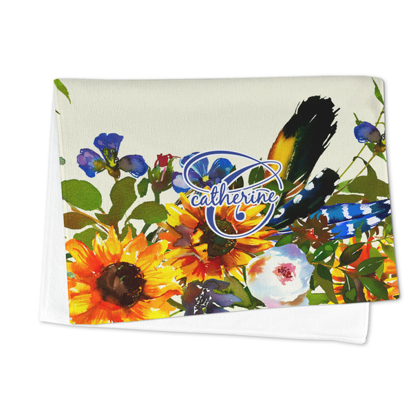 Sunflowers Microfiber Dish Towel - FOLDED HALF