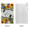 Sunflowers Microfiber Golf Towels - Small - APPROVAL