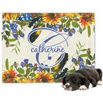 Sunflowers Dog Blanket - Regular (Personalized)