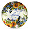 Sunflowers Microwave & Dishwasher Safe CP Plastic Plate - Main