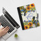 Sunflowers Notebook Padfolio - LIFESTYLE (large)
