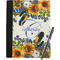 Sunflowers Notebook Padfolio - Large w/ Name and Initial