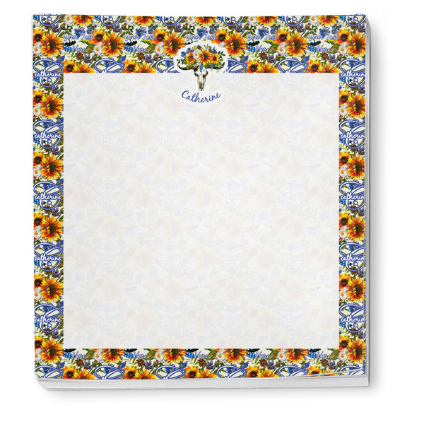 Sunflowers Notepad - Apvl
