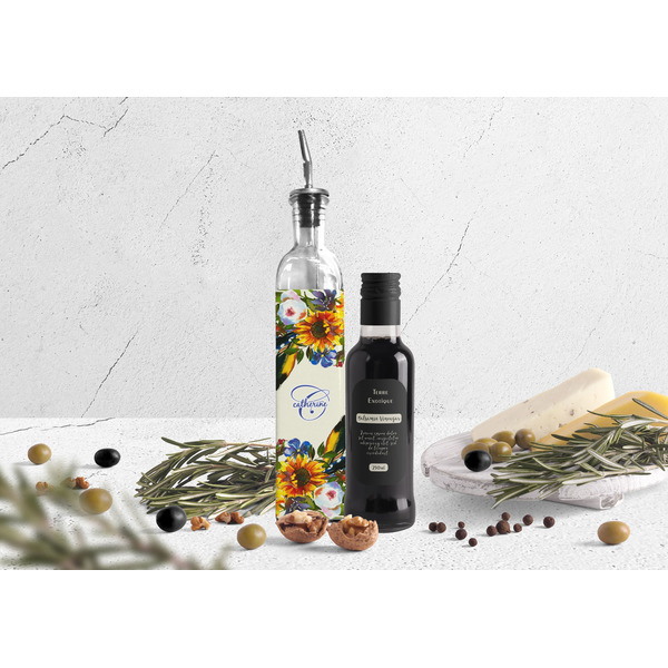 Sunflowers Oil Dispenser Bottle - Lifestyle Photo