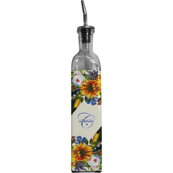 Custom Sunflowers Oil Dispenser Bottle (Personalized)