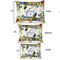 Sunflowers Outdoor Dog Beds - SIZE CHART