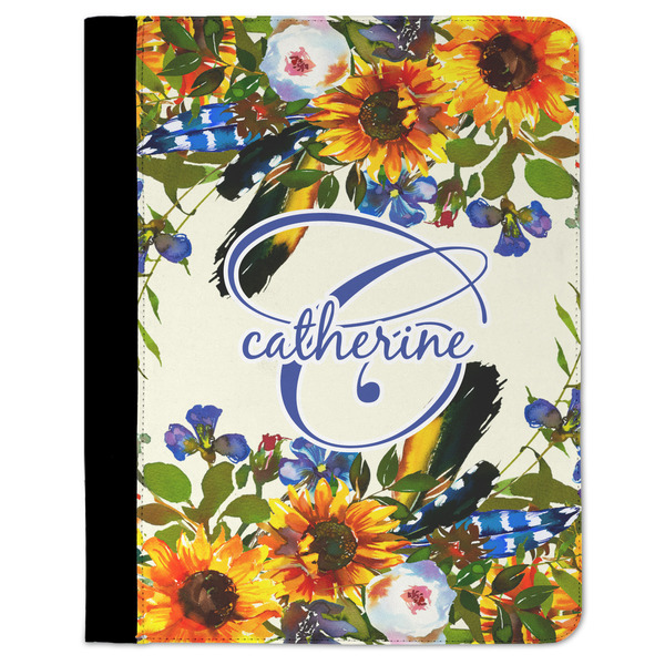 Custom Sunflowers Padfolio Clipboard (Personalized)