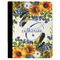 Sunflowers Padfolio Clipboards - Large - FRONT