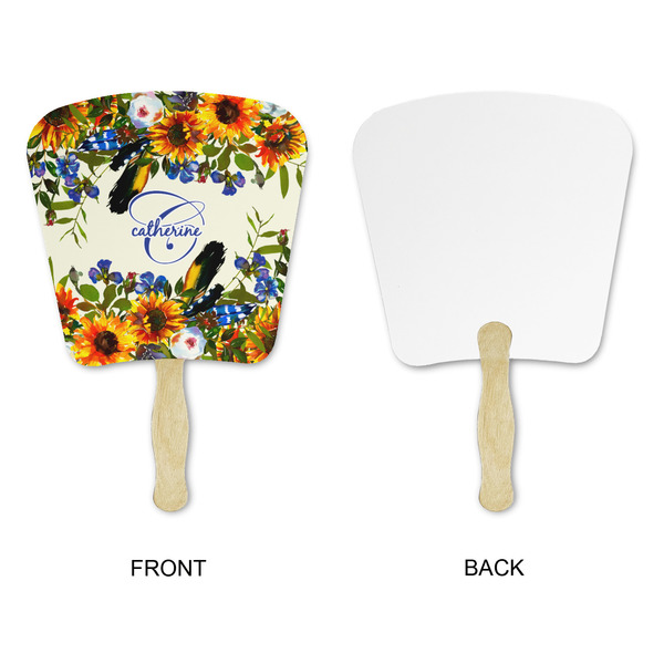 Sunflowers Paper Fans - Approval