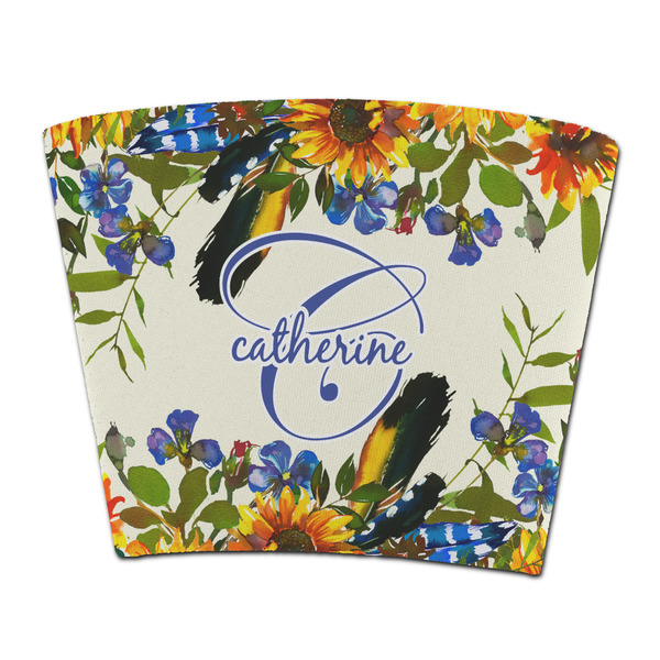 Custom Sunflowers Party Cup Sleeve - without bottom (Personalized)