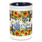Sunflowers Ceramic Pencil Holders - Blue