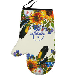 Sunflowers Left Oven Mitt (Personalized)