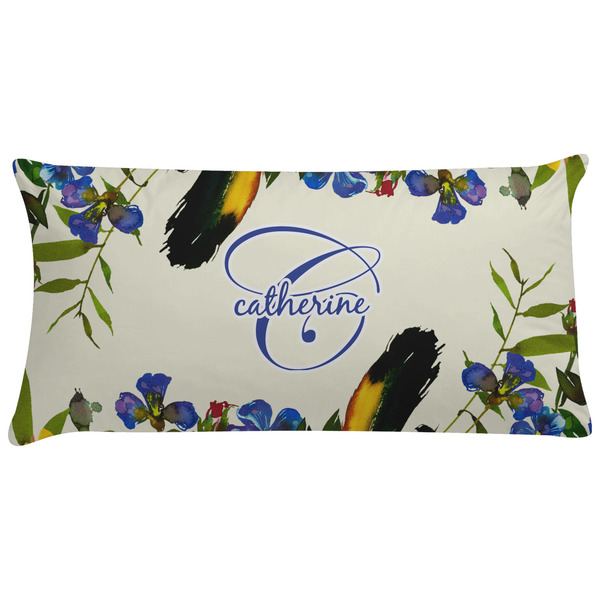 Custom Sunflowers Pillow Case - King w/ Name and Initial