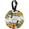 Sunflowers Personalized Round Luggage Tag
