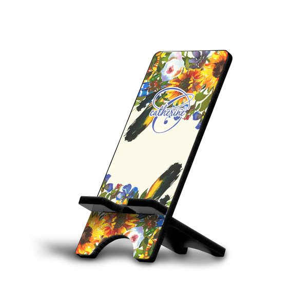 Custom Sunflowers Cell Phone Stand (Small) (Personalized)