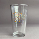 Sunflowers Pint Glass - Full Color Logo (Personalized)