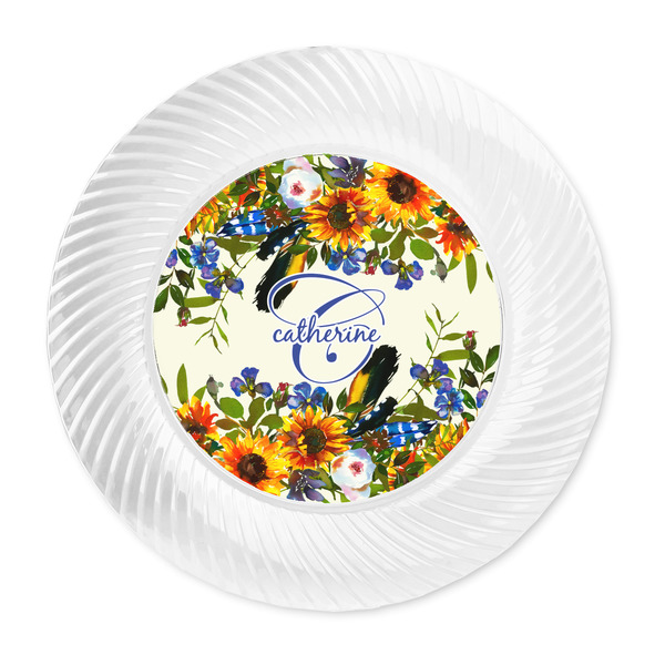 Sunflowers Plastic Party Dinner Plates - Approval